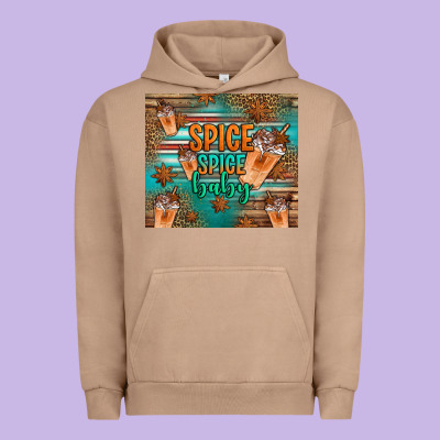 Spice Spice Baby Pumpkin Spice Latte Urban Hoodie Designed By Jasminsmagicworld