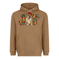 Toasted Coconut bulldog christmas joy Heavyweight Hoodie - RanaPortraitStore