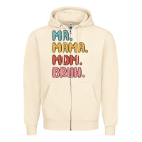 Sandshell ma mama mom bruh Zipper Hoodie - MaliasSmallBusiness