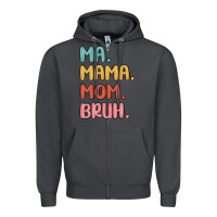 Smoke ma mama mom bruh Zipper Hoodie - MaliasSmallBusiness