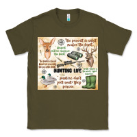Army Green hunting life Classic Tee - MaliasSmallBusiness