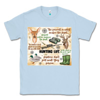 Dusty Blue hunting life Classic Tee - MaliasSmallBusiness