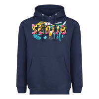 Navy scrub life Heavyweight Hoodie - texasbilliewilder