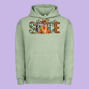 Pumpkin Spice Latte Urban Hoodie Designed By Jasminsmagicworld