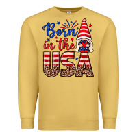 Antique Gold Born in the USA gnome Premium Sweatshirt - Neo Western