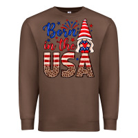 Chestnut Born in the USA gnome Premium Sweatshirt - Neo Western