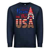 Navy Born in the USA gnome Premium Sweatshirt - Neo Western