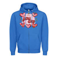 True Royal valentines day positive affirmations Zipper Hoodie - MaliasSmallBusiness