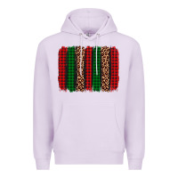 Lilac christmas glitter leopard brushstroke Premium Hoodie - AdoDesignShop