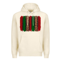 Tofu christmas glitter leopard brushstroke Premium Hoodie - AdoDesignShop