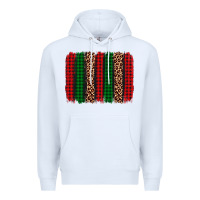 White christmas glitter leopard brushstroke Premium Hoodie - AdoDesignShop