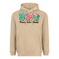 Mushroom peace love nurse Heavyweight Hoodie - texasbilliewilder