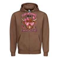 Chestnut valentines is a bunch of bull Zipper Hoodie - MaliasSmallBusiness