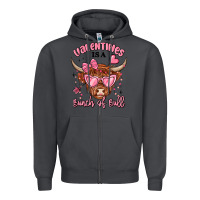 Smoke valentines is a bunch of bull Zipper Hoodie - MaliasSmallBusiness