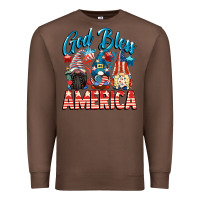 Chestnut God blessed America gnomes 4th of July Premium Sweatshirt - CowGirlArtShop