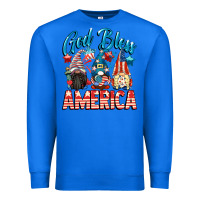 True Royal God blessed America gnomes 4th of July Premium Sweatshirt - CowGirlArtShop
