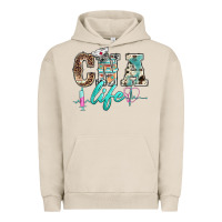 Pigment French Oak western nurse cna life Urban Hoodie - BarkalooDesign