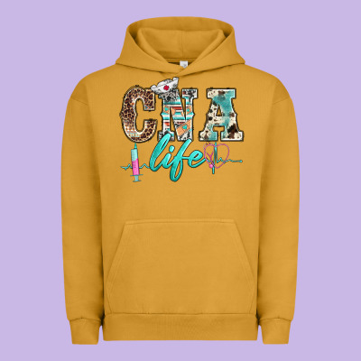 Western Nurse Cna Life Urban Hoodie Designed By Barkaloodesign
