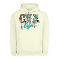 Pigment Pistachio western nurse cna life Urban Hoodie - BarkalooDesign