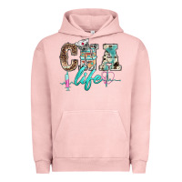 Pigment Salmon western nurse cna life Urban Hoodie - BarkalooDesign