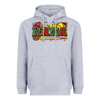 Heather Grey mama softball Heavyweight Hoodie - Zillion Design Studio