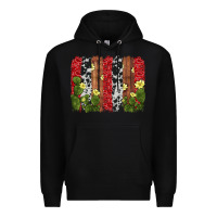 Black cactus cowhide  brushstroke Premium Hoodie - AdoDesignShop