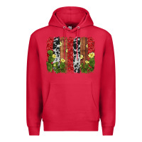 Cardinal cactus cowhide  brushstroke Premium Hoodie - AdoDesignShop