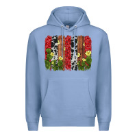 Colony Blue cactus cowhide  brushstroke Premium Hoodie - AdoDesignShop