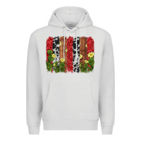 Dove Grey cactus cowhide  brushstroke Premium Hoodie - AdoDesignShop