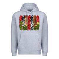 Heather Grey cactus cowhide  brushstroke Premium Hoodie - AdoDesignShop