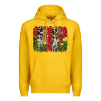 Lemon cactus cowhide  brushstroke Premium Hoodie - AdoDesignShop