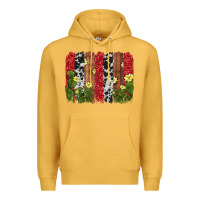 Mustard cactus cowhide  brushstroke Premium Hoodie - AdoDesignShop