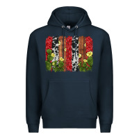 Navy cactus cowhide  brushstroke Premium Hoodie - AdoDesignShop