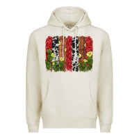 Oatmeal Heather cactus cowhide  brushstroke Premium Hoodie - AdoDesignShop