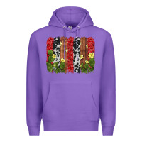 Purple cactus cowhide  brushstroke Premium Hoodie - AdoDesignShop