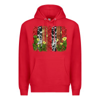 Red cactus cowhide  brushstroke Premium Hoodie - AdoDesignShop