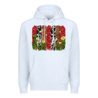 White cactus cowhide  brushstroke Premium Hoodie - AdoDesignShop