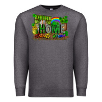 Charcoal Heather home sweet home Premium Sweatshirt - FaDigitalArtStudio