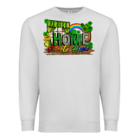 Dove Grey home sweet home Premium Sweatshirt - FaDigitalArtStudio