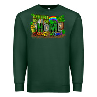 Sports Green home sweet home Premium Sweatshirt - FaDigitalArtStudio