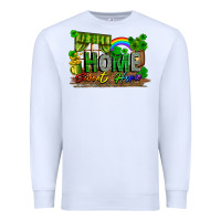 White home sweet home Premium Sweatshirt - FaDigitalArtStudio