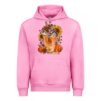Fuchsia Pink pumpkin spice ice latte Urban Hoodie - Jasminsmagicworld