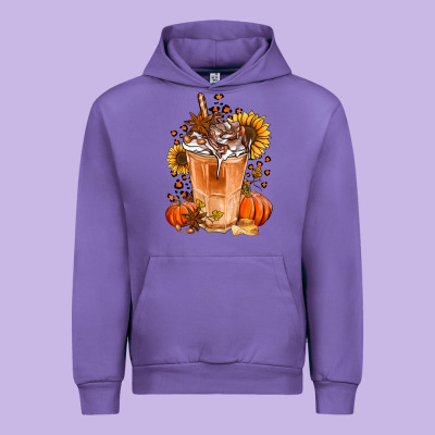 Pumpkin Spice Ice Latte Urban Hoodie Designed By Jasminsmagicworld