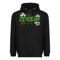 Black mama soccer Heavyweight Hoodie - Zillion Design Studio