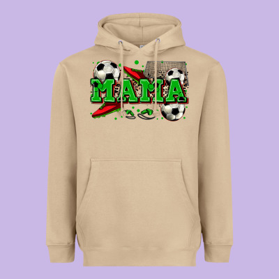 Mama Soccer Heavyweight Hoodie Designed By Zillion Design Studio