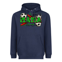 Navy mama soccer Heavyweight Hoodie - Zillion Design Studio