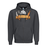 Smoke customized chef tools Zipper Hoodie - MaliasSmallBusiness