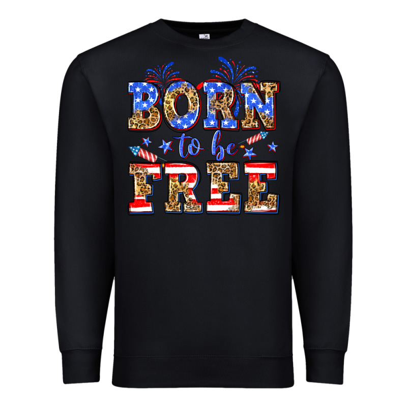 Born To Be Free Premium Sweatshirt by Neo Western | Teevron