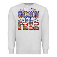 Dove Grey Born to be free Premium Sweatshirt - Neo Western