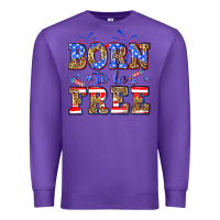 Purple Born to be free Premium Sweatshirt - Neo Western